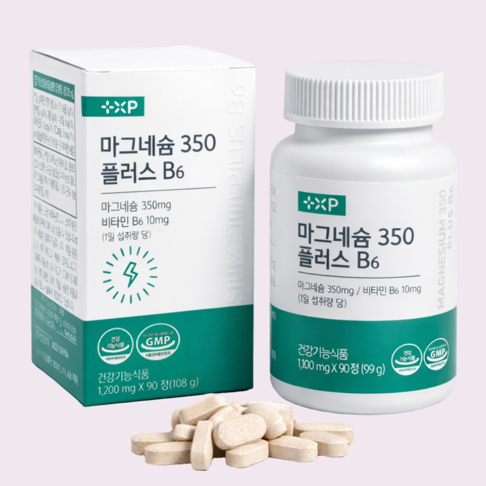글루콘산 마그네슘 350 플러스 B6 비타민B, 90정, 3개 59,520원