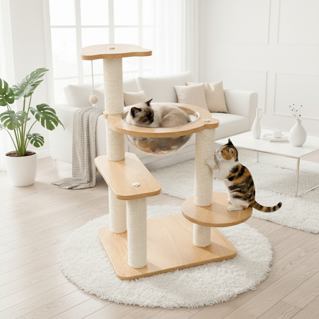 드리피 안정설계 본능충족 고양이 캣타워 스크래쳐, 1개, 우드원목 26,400원