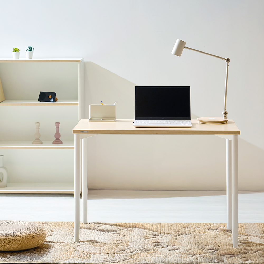 듀오백 라이트오피스 스퀘어책상, 라이트우드 99,000원