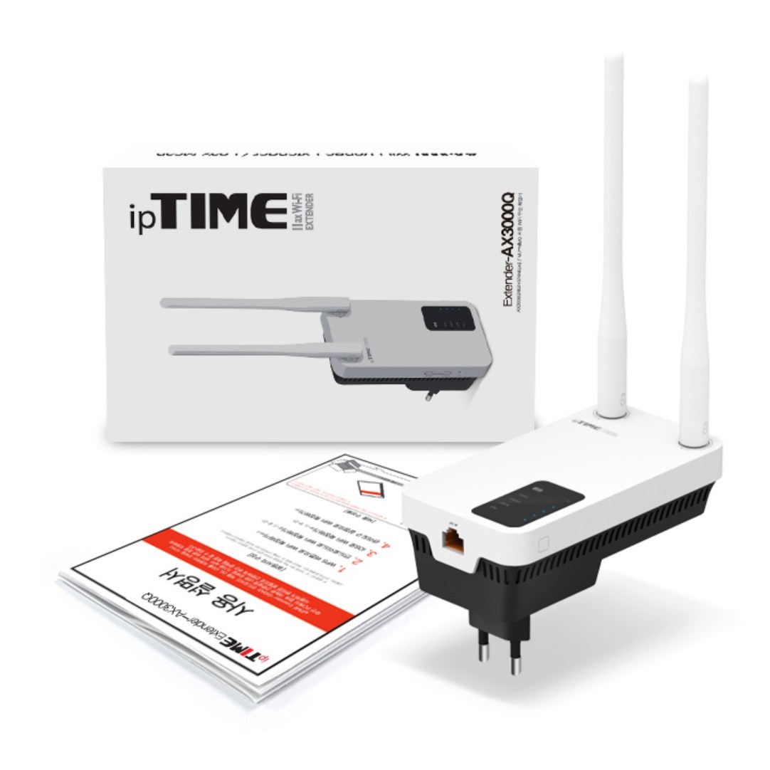 ipTIME 무선AP 공유기, IP TIME Extender-AX3000Q[화이트], 1개 74,900원