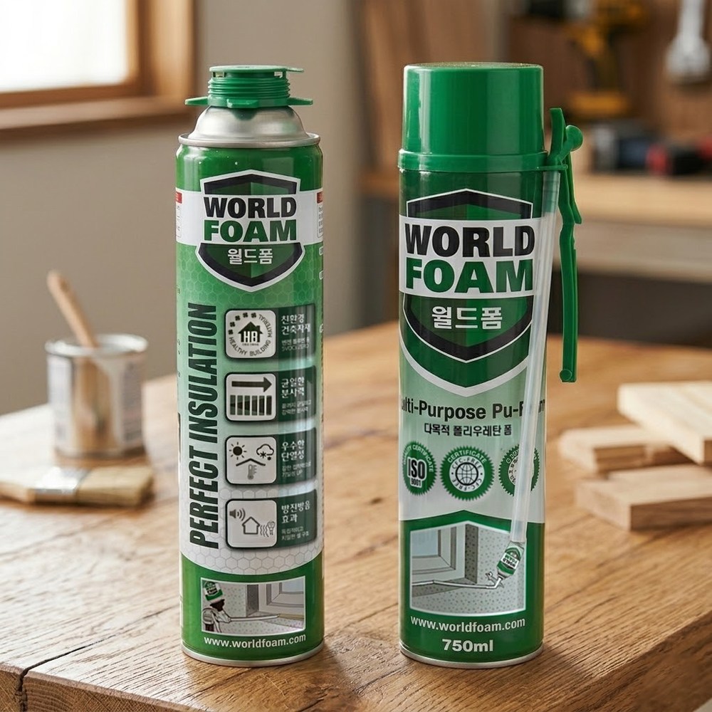 함일셀레나 월드폼 추가금없음 정품월드폼 건용 일회용 다목적 폴리우레탄 폼 크리너 58,500원