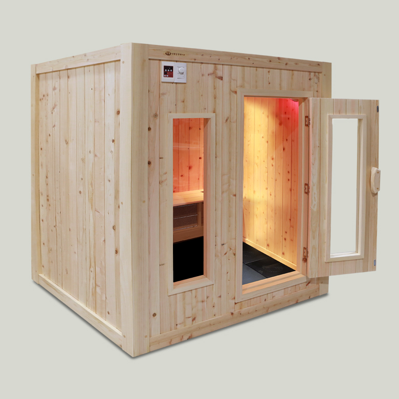 친환경편백아트 편백 양자히터 숯 건식 4인 홈 사우나 의자형 P949 11,990,000원