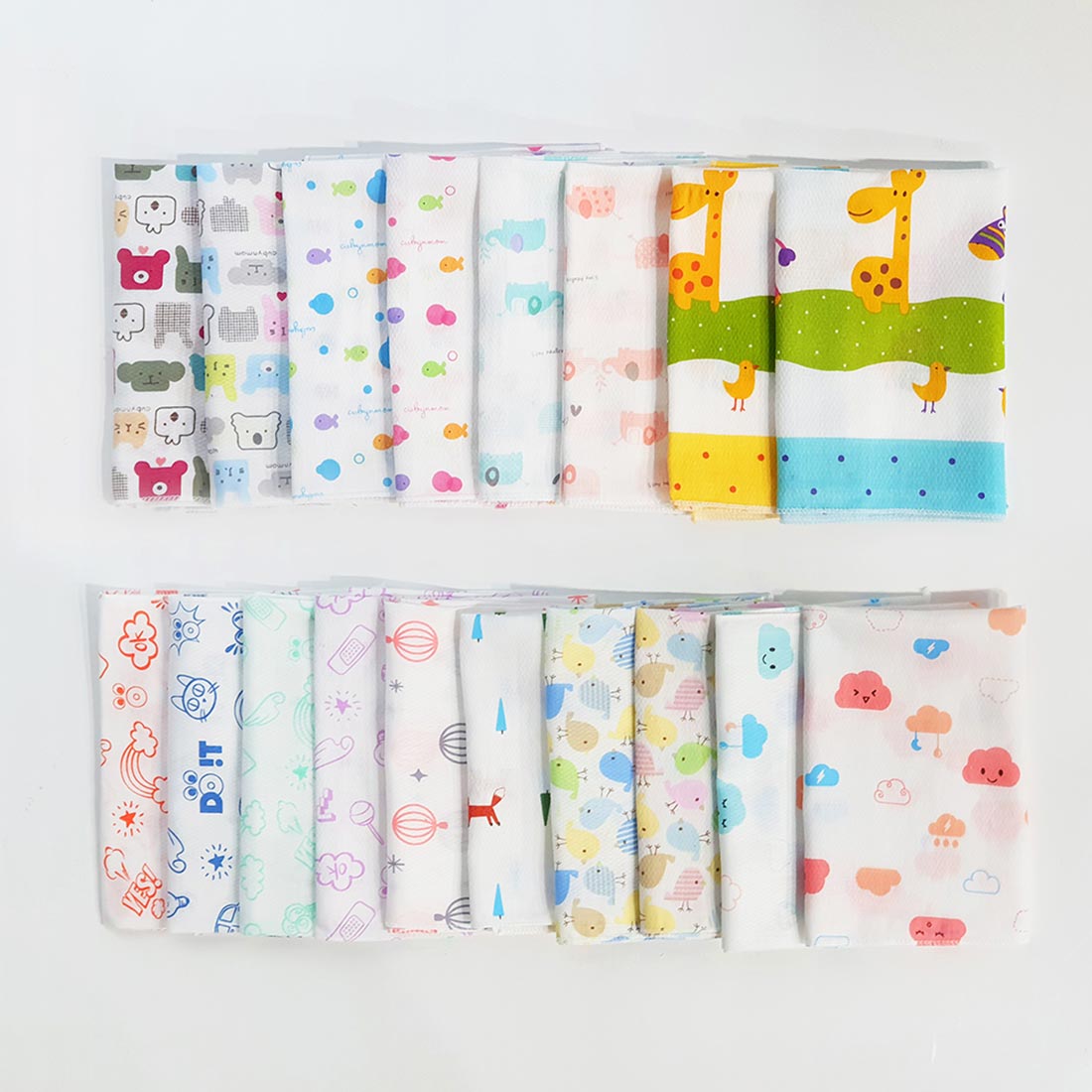 베이비큐 순면 아기 엠보 가제손수건 40장 / 랜덤 30,500원