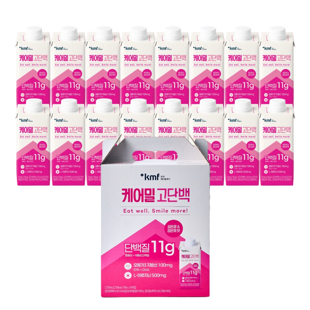 메디푸드 케어밀 고단백, 암환자용 균형영양식, 16개, 170ml 42,560원