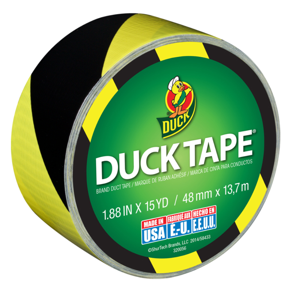 덕테이프 컬러 테이프 안전표시 노랑검정, 1개 7,910원