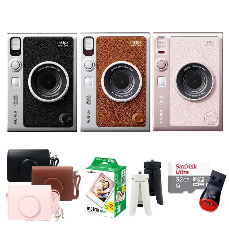 인스탁스 미니에보 evo 즉석카메라+필름 20장+전용가방(톤온톤)+선물세트 351,800원