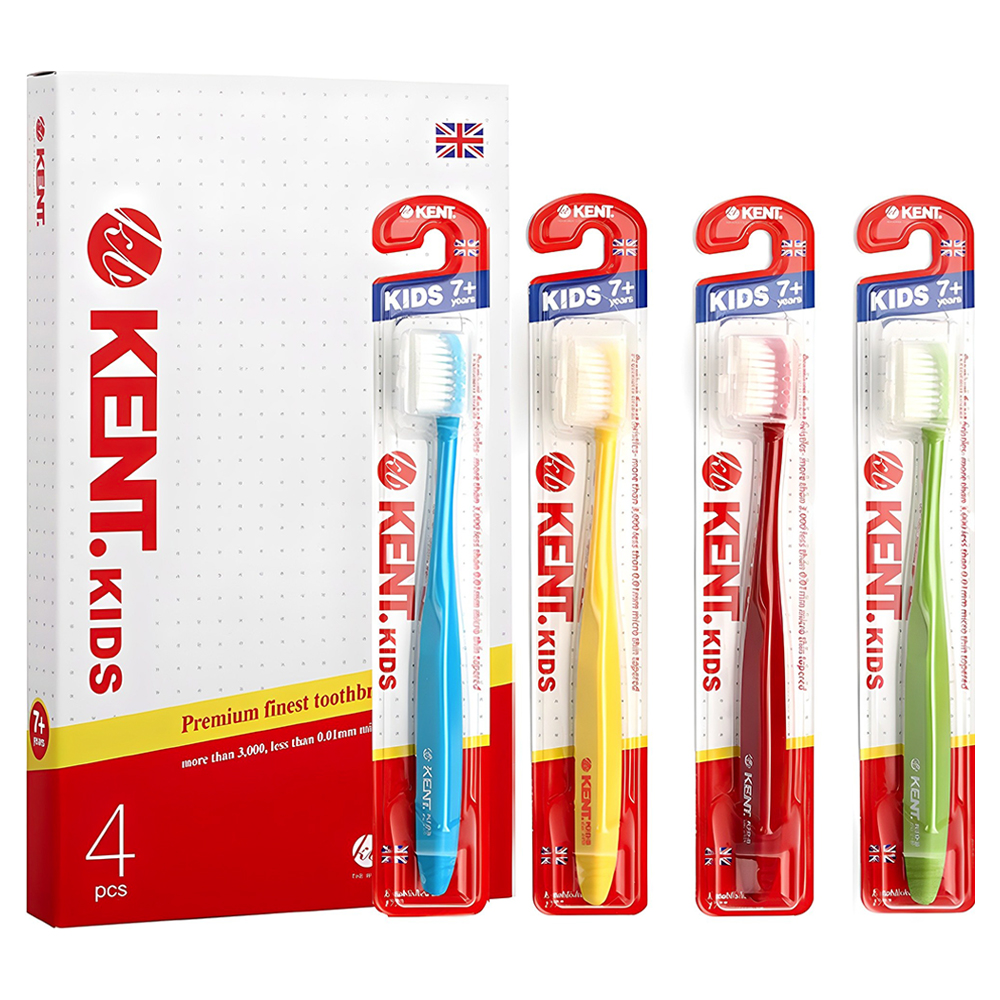 켄트 어린이용 칫솔 세트, 1세트, 4개입 16,000원