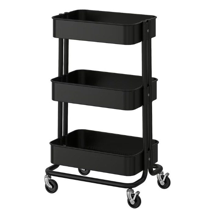 이케아 로스코그 3단 롤링카트 대형 45x35x77cm 59,000원