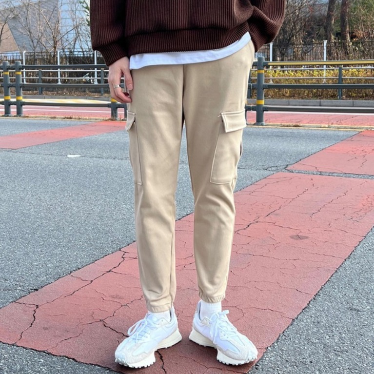 이브클로젯 남녀공용 면 스판 밴딩 카고 조거팬츠 빅사이즈 28 35 3컬러 3264 1 13,750원