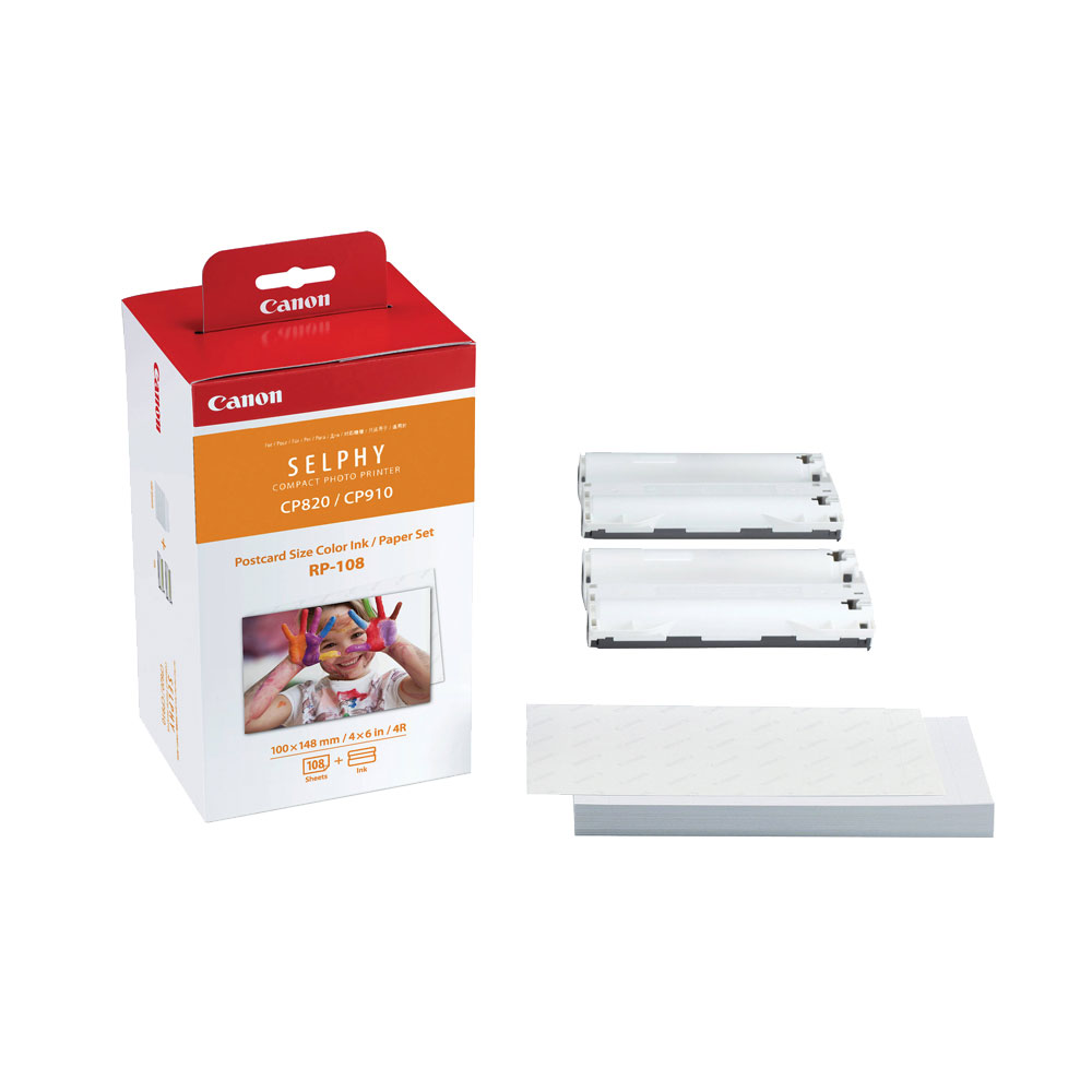 캐논 셀피 포토프린터 인화지 RP-108 엽서사이즈 일반용지 108매 기본인화지 CP910 CP1200 CP1300 CP1500 44,000원
