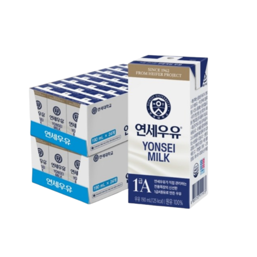 연세대학교 연세우유, 190ml, 48개 32,100원