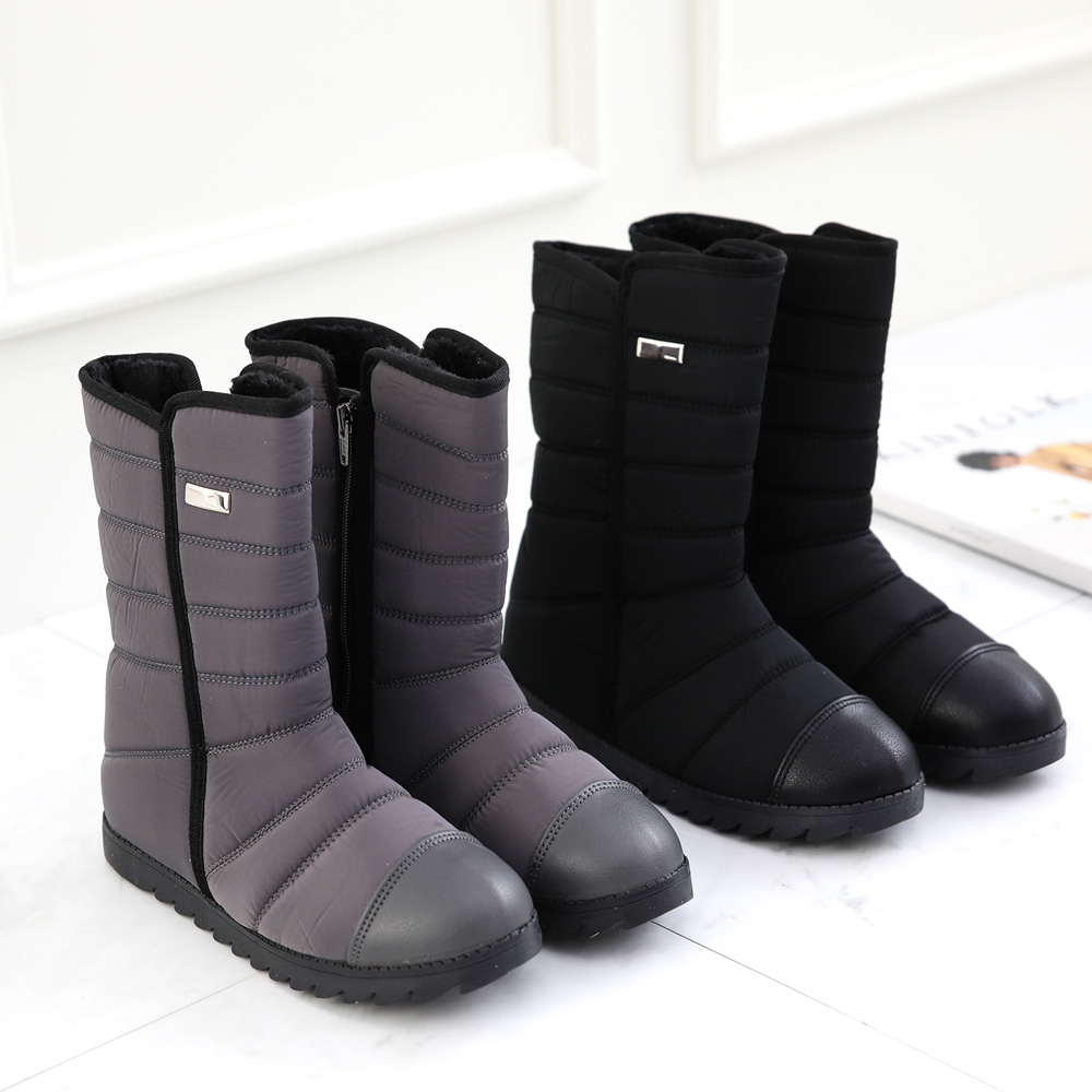 ANK 국내산 414 블랙스완 미들 패딩부츠 여성패션부츠 39,800원