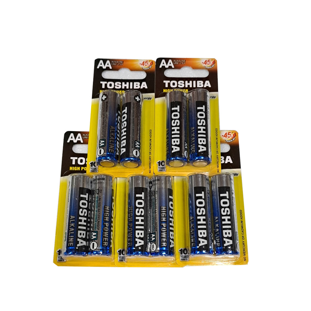 도시바 알카라인 배터리1.5V LR6G AA 2개입5개 건전지 3,290원
