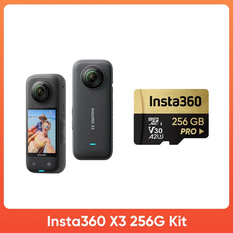 기존 Insta360 X3 - 1/2인치 48MP 센서, 5.7K 360 액티브 HDR 비디오, 72MP 사진, 4K 단일 렌즈를 갖춘 방 377,400원