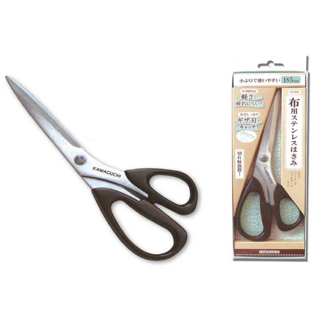 패션스타트 가와구찌 스테인리스 재단가위_185mm, 1개, 블랙 29,500원