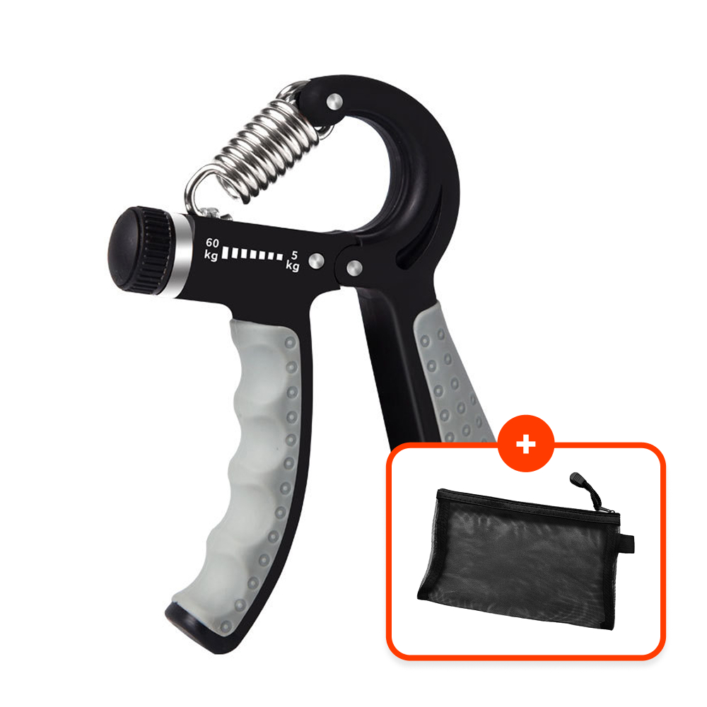 손압력기 카운터 손목 손가락 전자식 운동기구 강도조절 저항조절 5-60kg 블랙그레이, 1개 14,490원