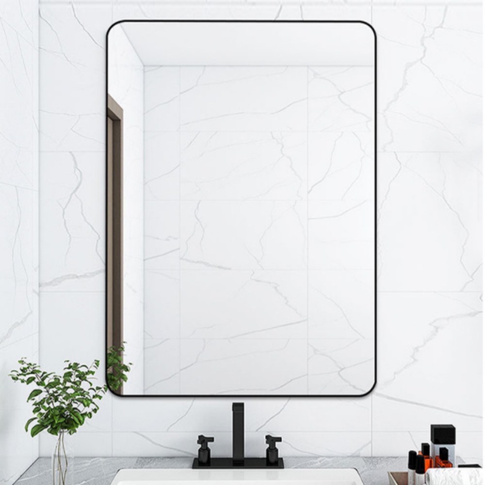 무타공마켓 붙이는 무타공 모던 사각거울 화장대 욕실 간편부착 42,400원