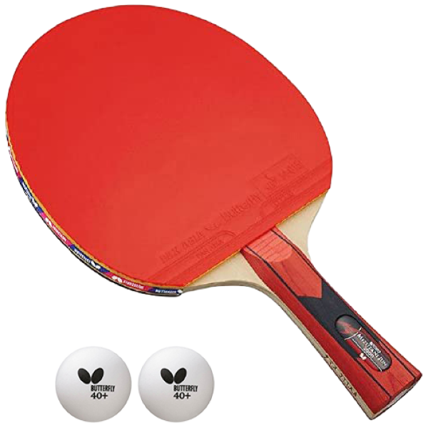 버터플라이 미즈타니 준 2000 쉐이크 탁구라켓 + 탁구공 2p 29,860원
