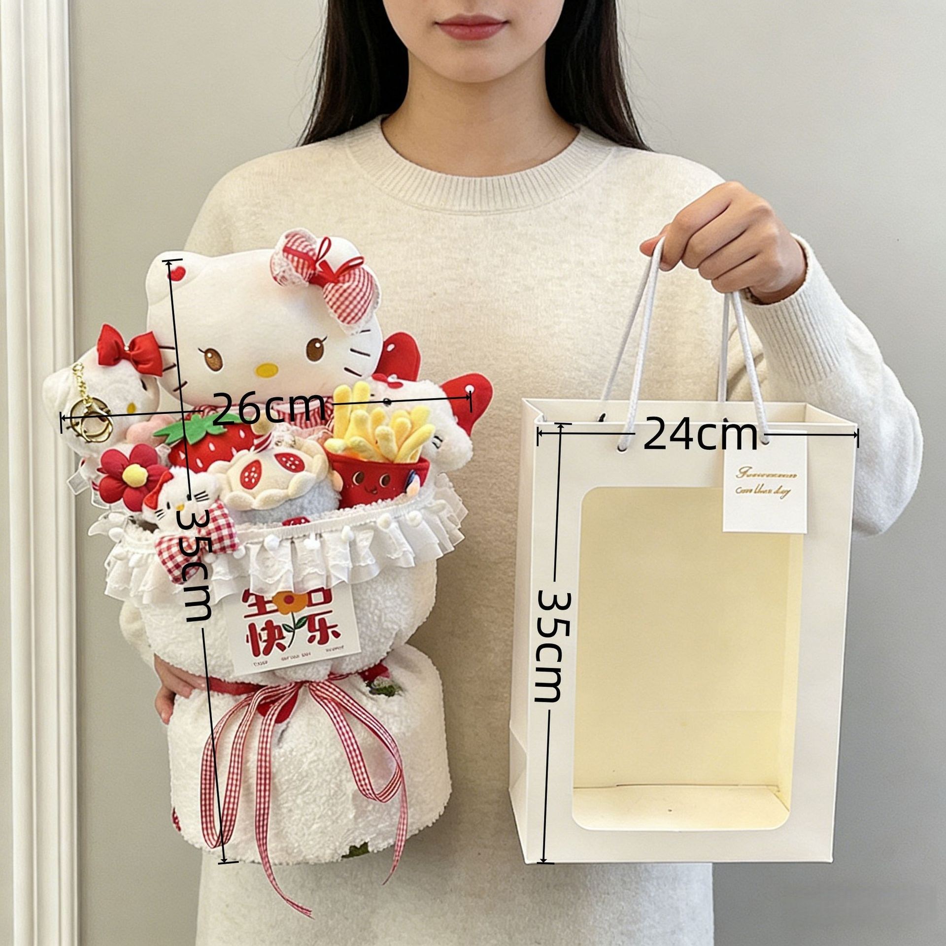 [산리오] 헬로키티 마이멜로디 인형 꽃다발 정품 캐릭터 여친 졸업식 생일선물 43,980원