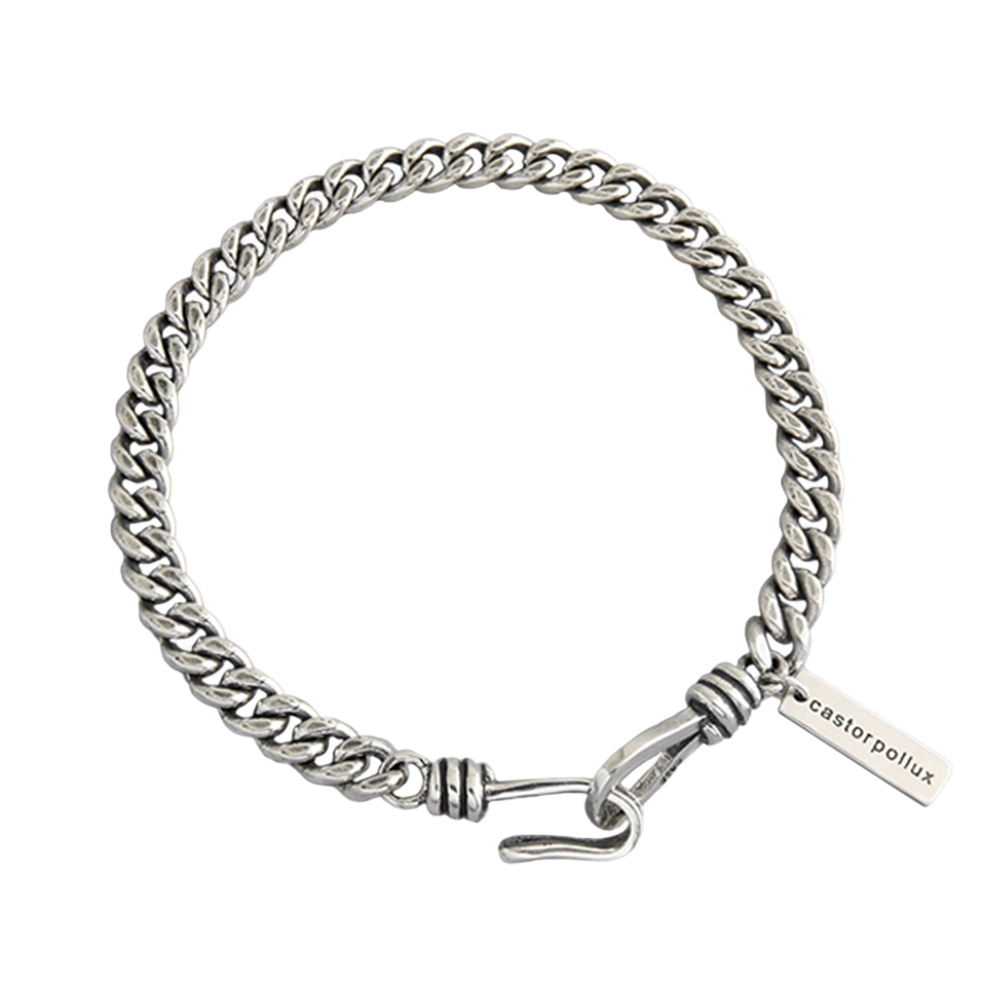 헤미안 실버 925 엔틱 빈티지 볼드 체인 은 팔찌 HW250713 129,500원