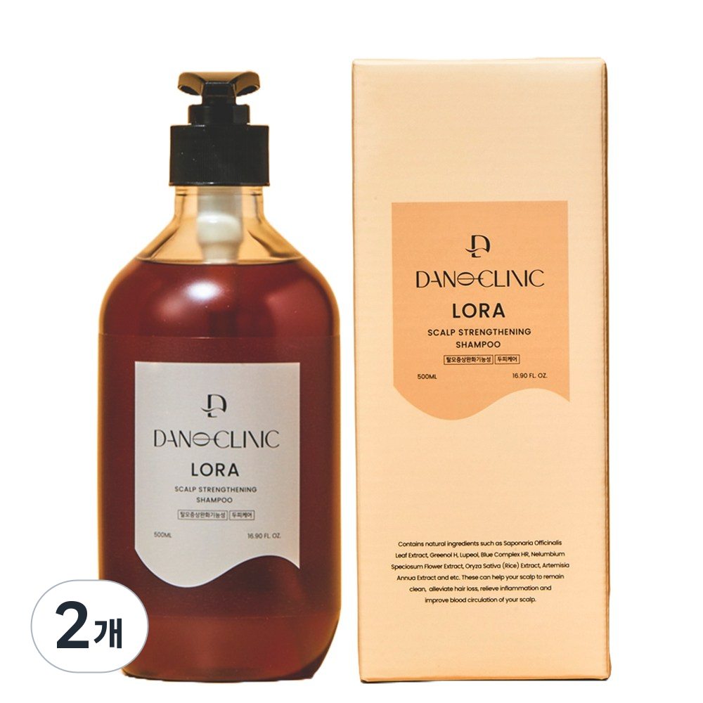 다노클리닉 로라 두피 강화 샴푸 약산성 저자극인증샴푸, 2개, 500ml 29,980원