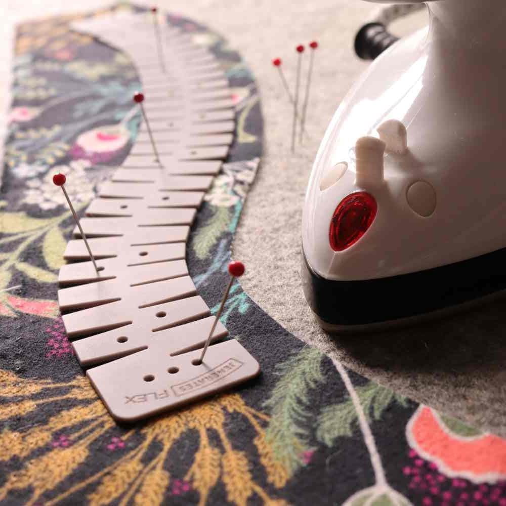 루이 시접자 세트 실리콘 내열성 커브 가이드 포함 재봉 퀼팅 전문, 1개, 갈색 11,900원