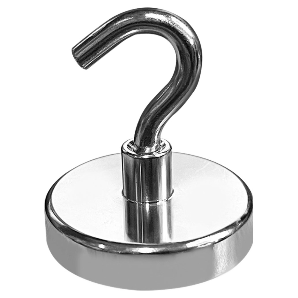 월드크린 네오디뮴 자석 걸이 후크형 42mm, 실버, 1개 6,900원