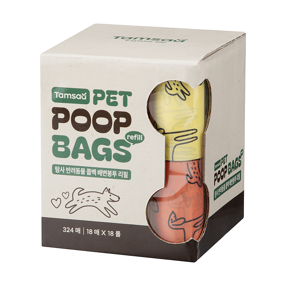 탐사 반려동물 배변봉투 풉백 리필 4종 x 81p 세트 8,990원