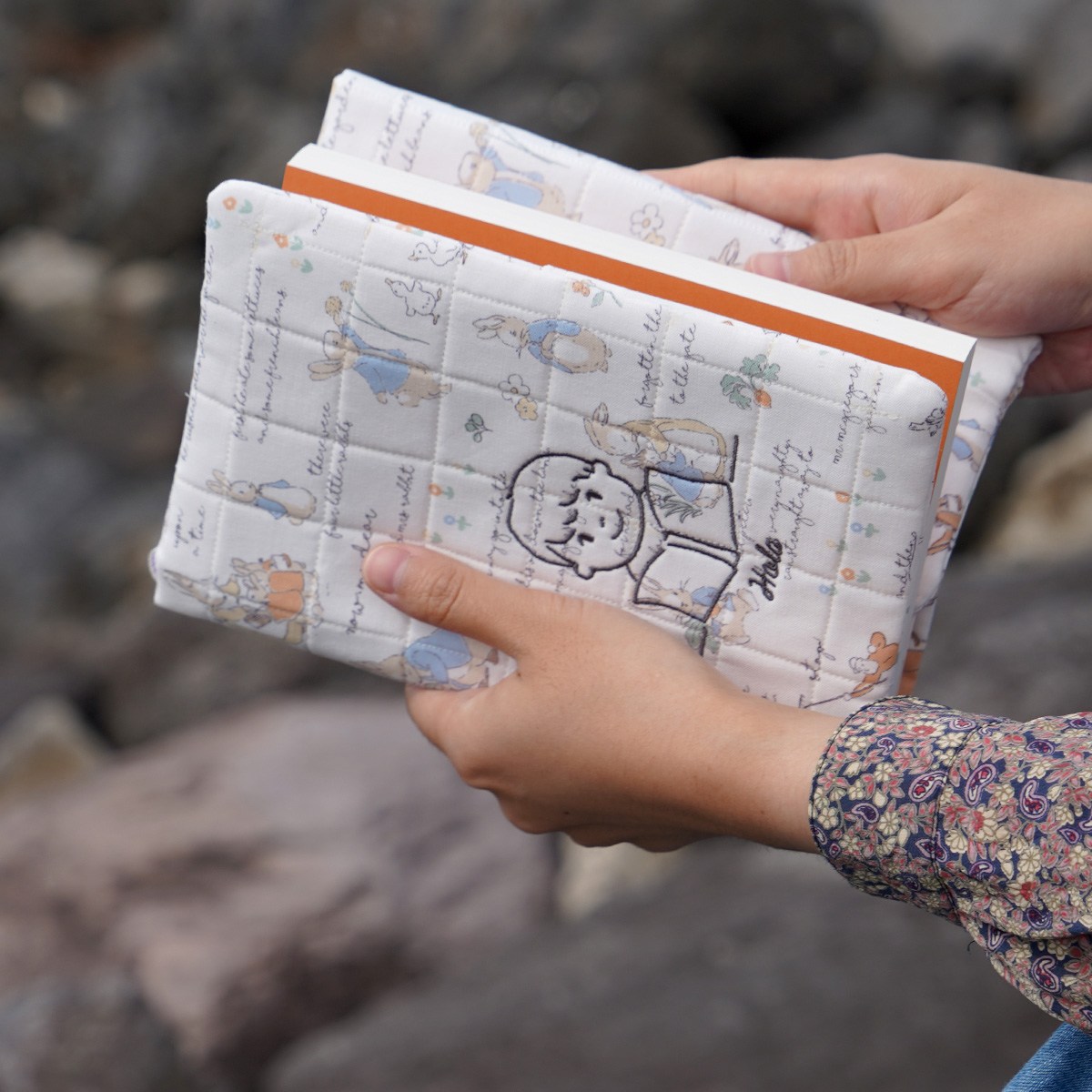 폭닥폭닥 자수 이니셜 가능한 남다른 북커버 캐릭터 3종, 1개, 퍼플베어 22,000원