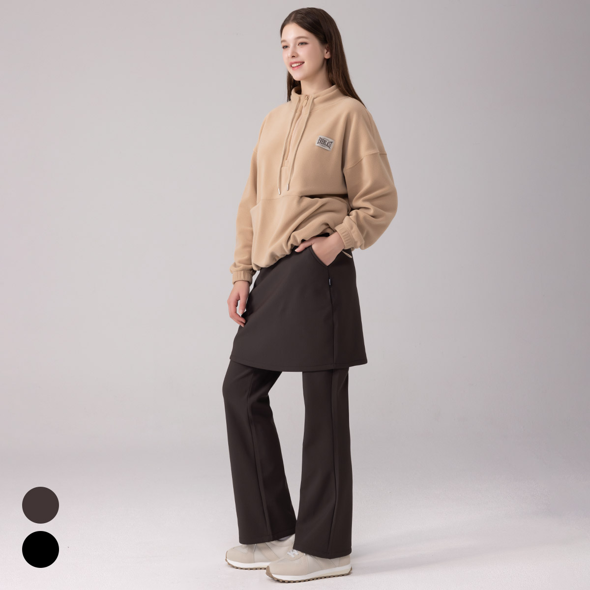 에버라스트 여성 기모 치마바지 부츠컷 팬츠 32,250원