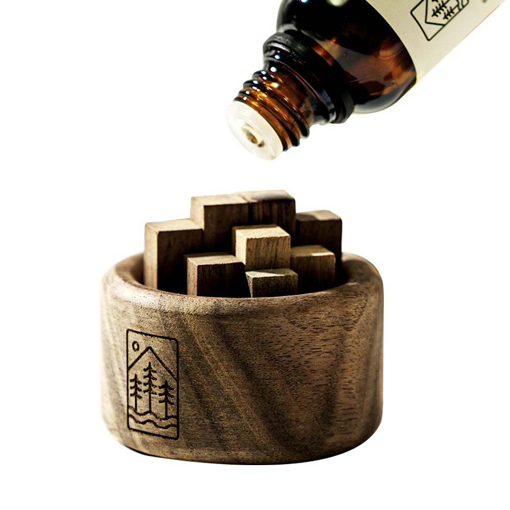 솔향가득 우드 디퓨저 편백오일 천연 아로마 오일 테라피, 1개, 10ml, 편백(타입02) 19,700원