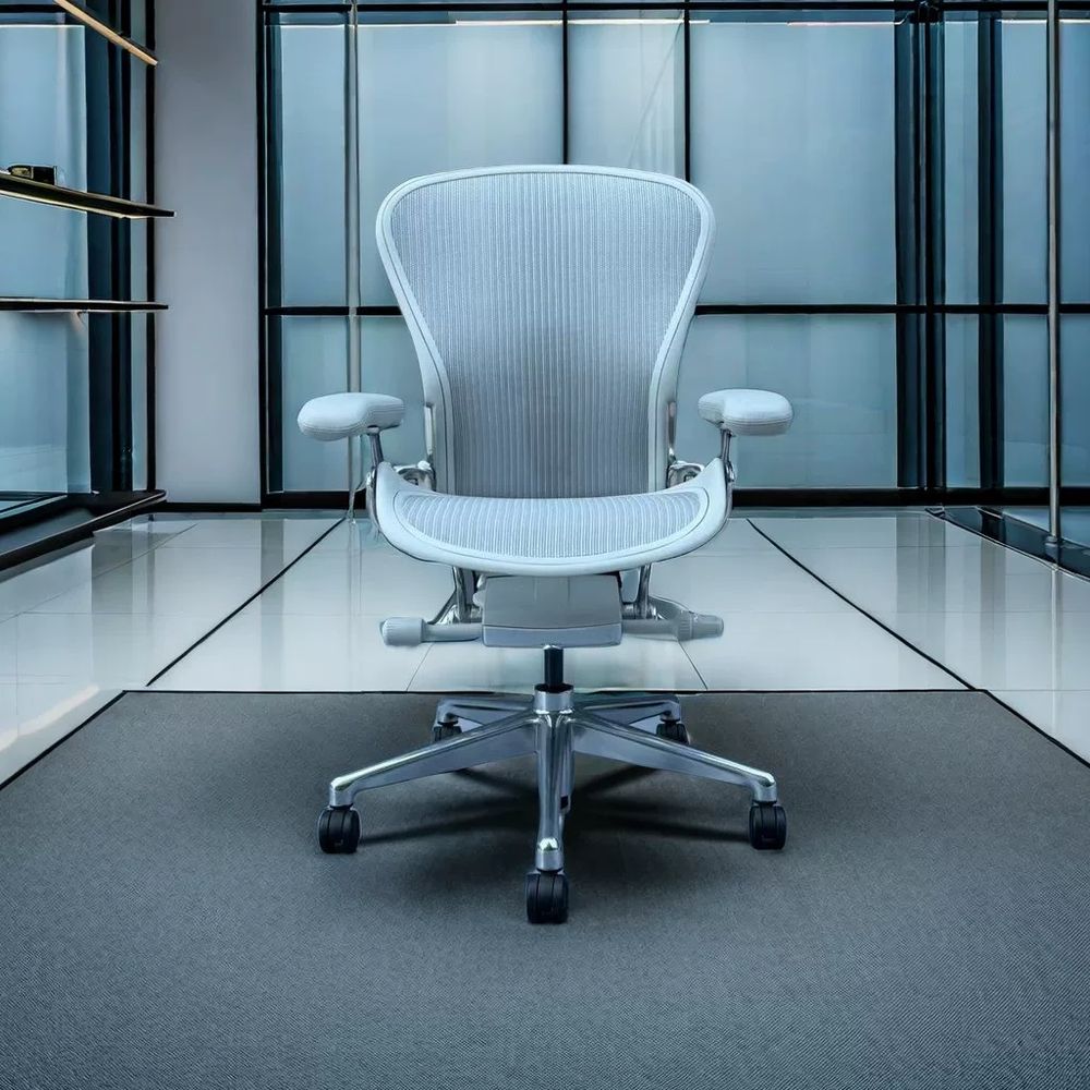 허먼밀러 뉴 에어론 쿠션 책상 의자(헤드레스트 포함) Size 컴퓨터 풀체어 미네랄 B 2,682,600원