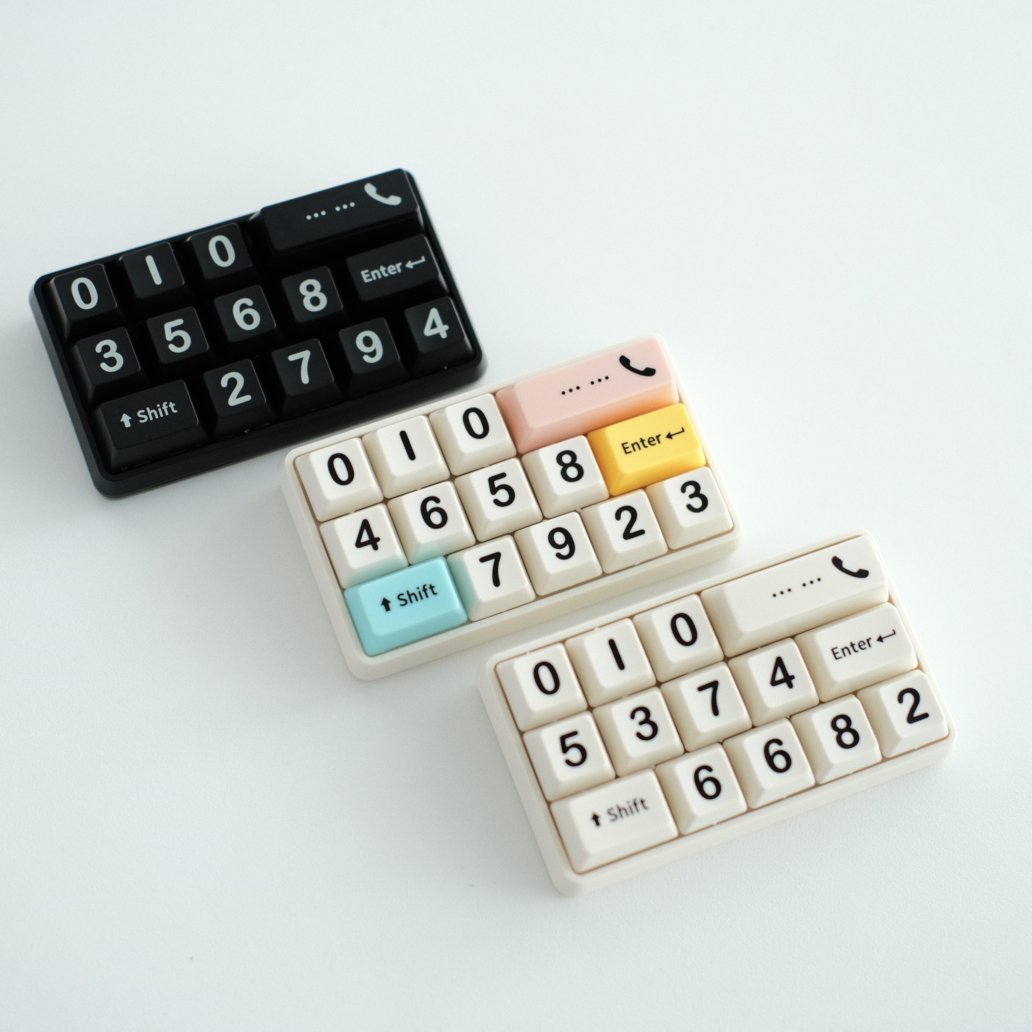 주차번호판 기계식 키보드 자판 모양 레트로 차량용 신차선물 연락처, 1개 22,900원