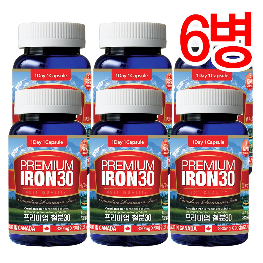 통라이프-프리미엄철분30-고함량캡슐-3개월분-1병 186,900원