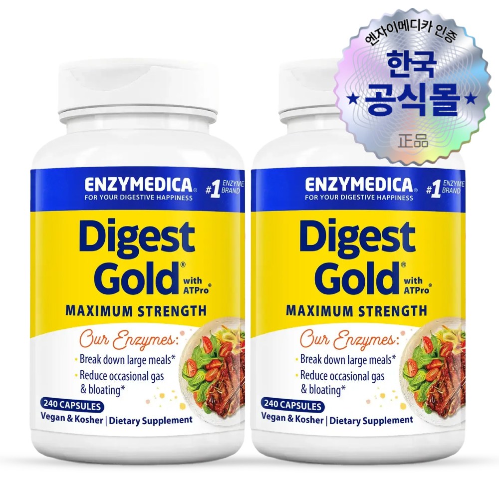 엔자이메디카 다이제스트 골드, 2개, 240정 226,100원