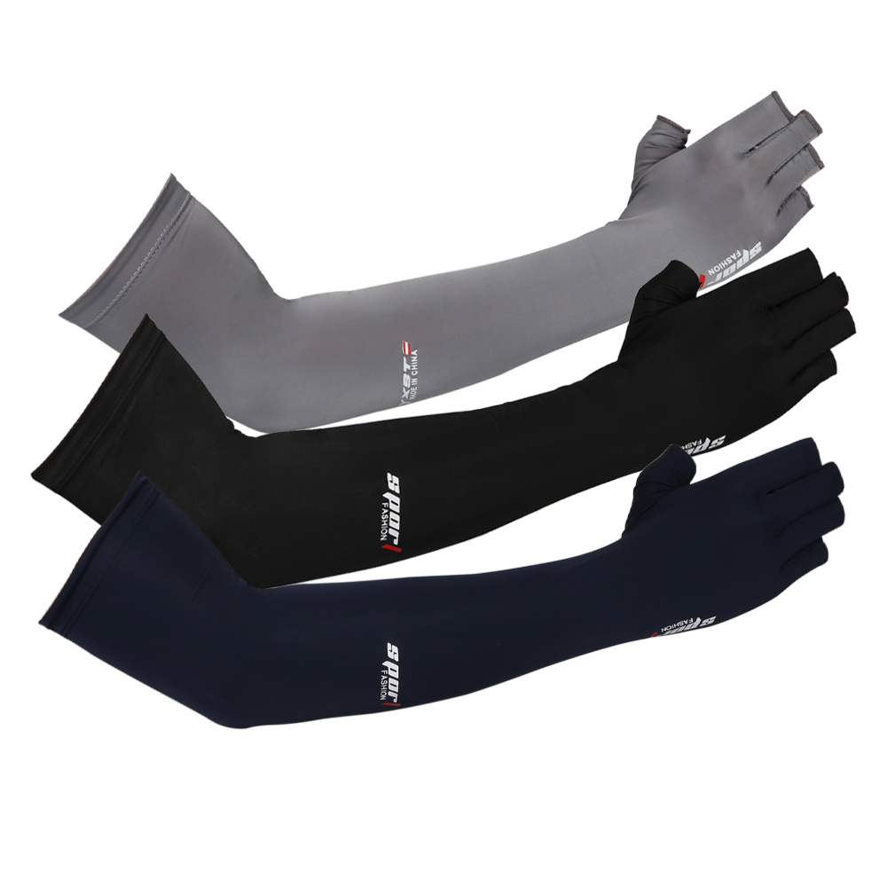 (1+1 구성)소확행 UV 반장갑 쿨토시 자외선차단 손가락 팔토시 손목 손등 스포츠 운전 자전거 라이딩, 1개, 현재가 14,000원