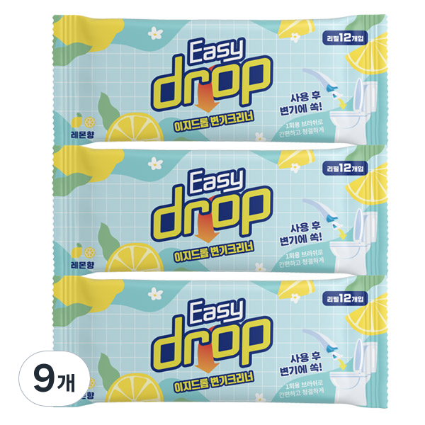 이지드롭 변기크리너 레몬향 39,240원