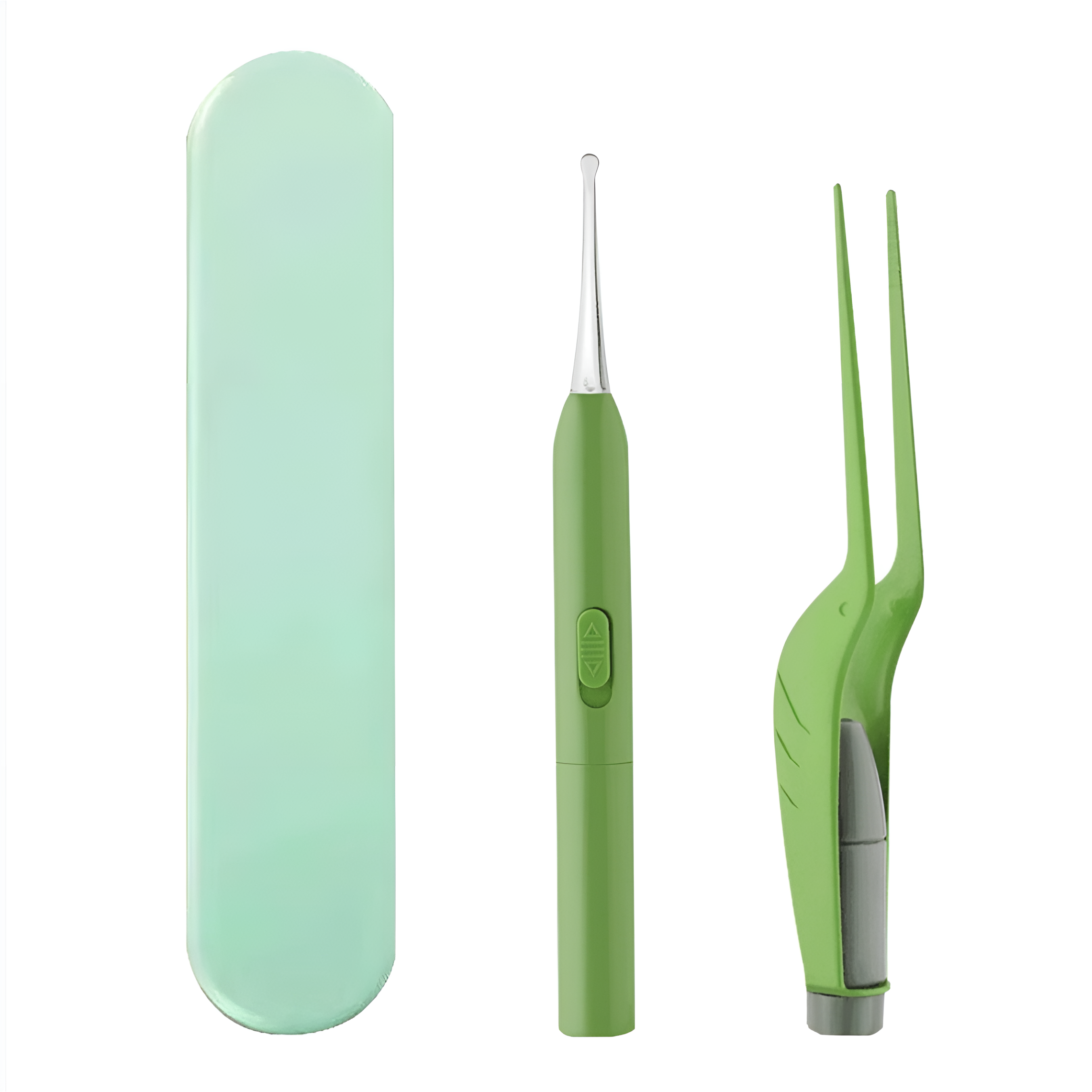 오데트 발광 LED 그린 귀이개 핀셋 세트, 1개 9,900원