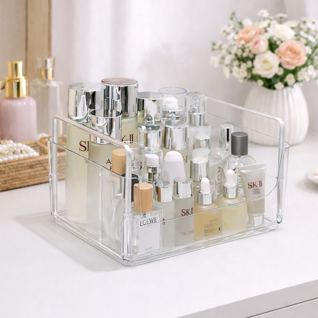 투명 수납정리함 다용도 화장품 정리함 11,000원