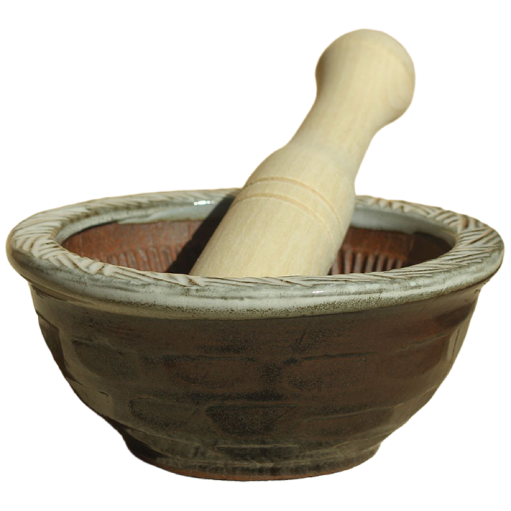 [왓위셀] 미니 깨갈이 마늘 절구 도자기 + 방망이세트, 1개 6,500원