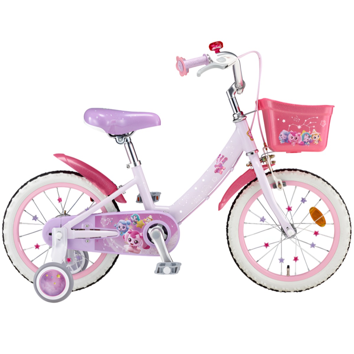 삼천리 어린이 자전거 캐치티니핑 로열 18인치 2025년형, 1개, 1210cm, 라이트퍼플 318,000원