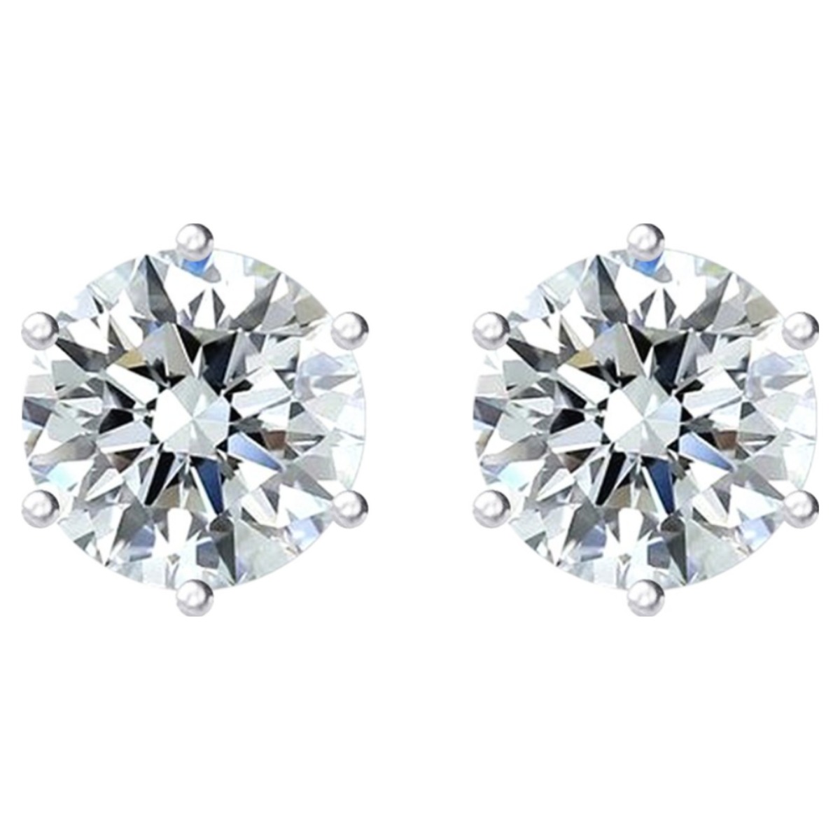 여성용 모이사나이트 1캐럿 925실버 솔리테어 귀걸이+케이스 107,000원