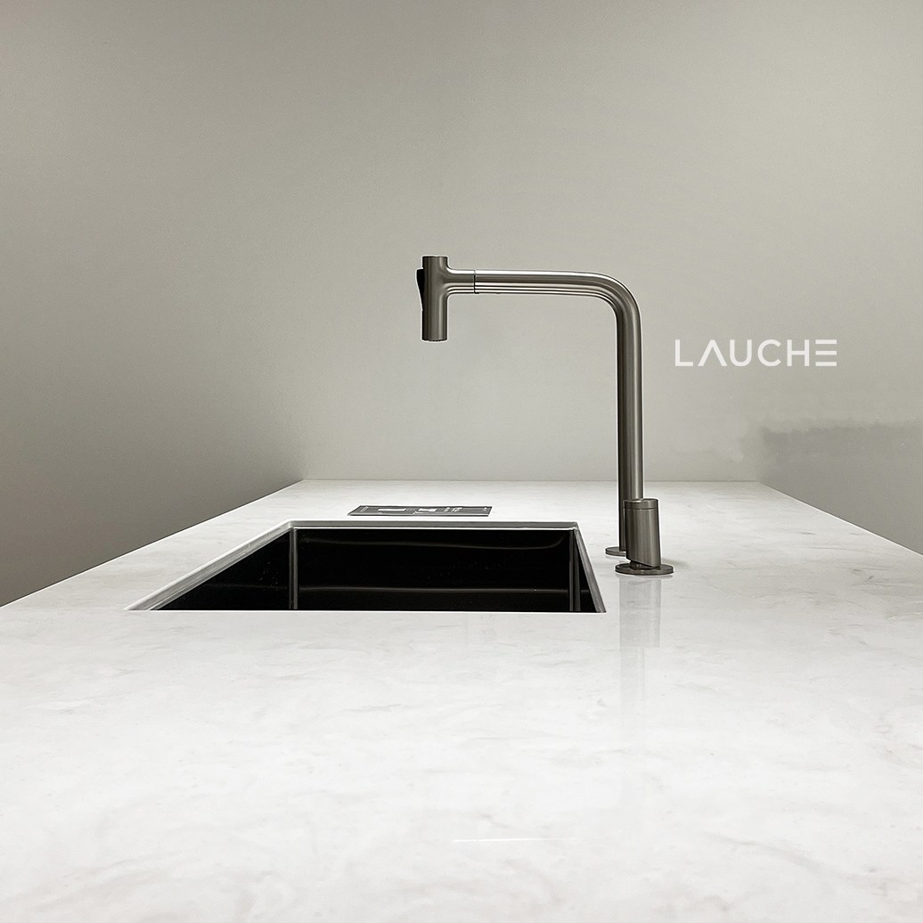 무광 주방 수전 니켈 투홀 씽크대 수전, 1개 215,000원