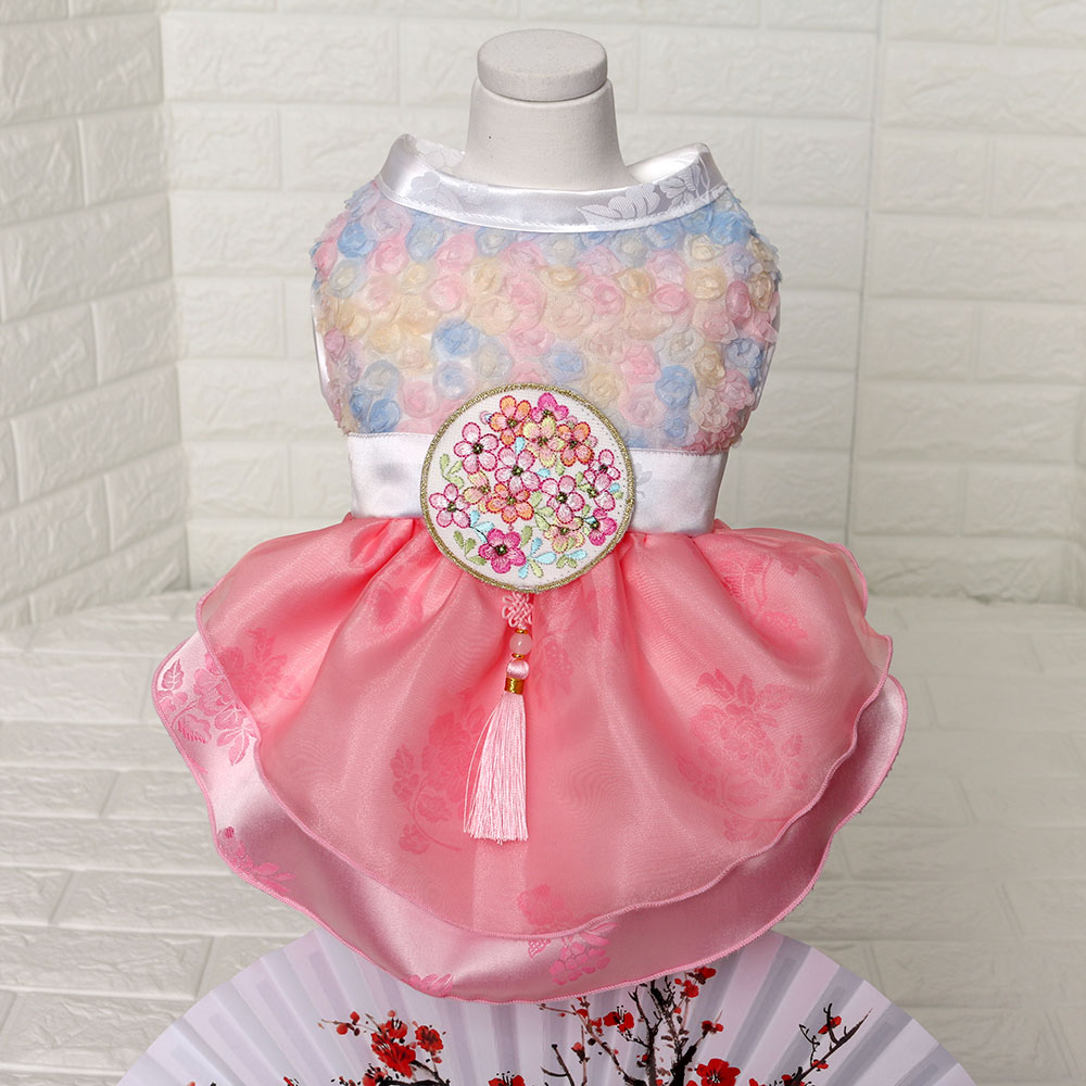 강아지한복 애견한복 모음 강아지옷 고양이한복 대형견한복, 39_황후화, 1개 29,060원