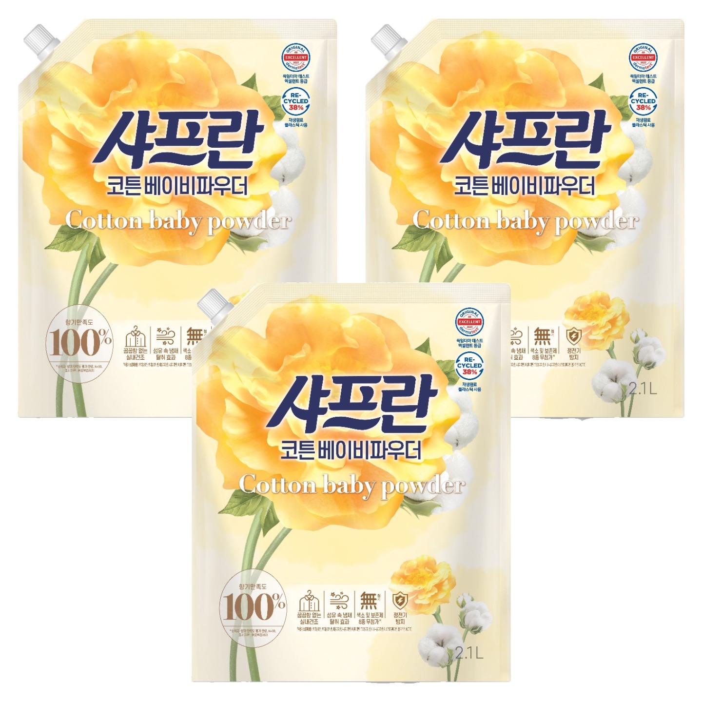 샤프란 섬유유연제 코튼 베이비파우더 리필 10,170원