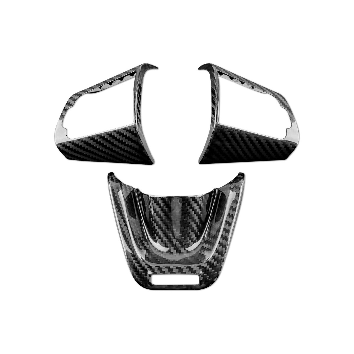 호환 기아 스팅어 2018년 2019년 2020년 2021년 2022년 2023년 자동차 스티어링 휠 패널 인테리어 트림 액세서리용 리얼 하드 카본 파이버 커버 158,400원