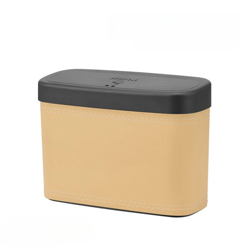 범용 자동차 쓰레기통  차량 쓰레기 먼지 케이스 다기능 등받이 보관함 프레스 쓰레기통 액세서리 14,700원