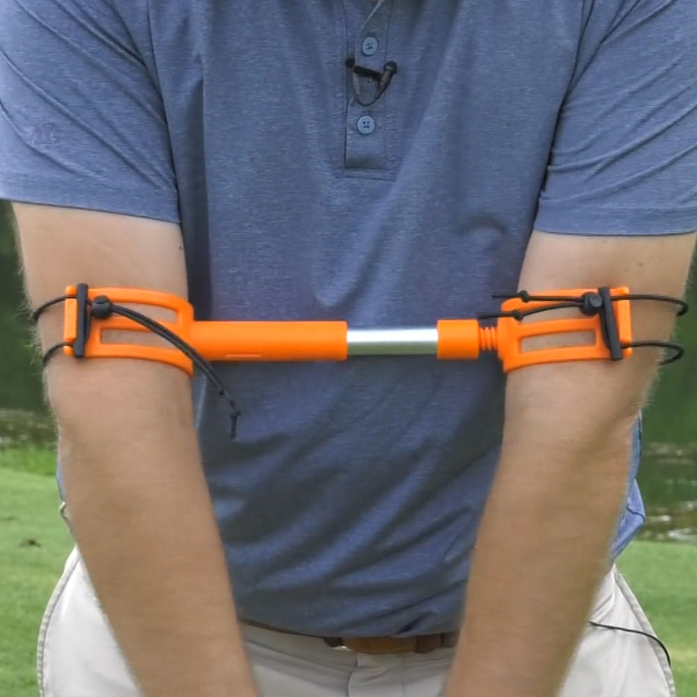 리니어컴프레션 골프스윙연습기 오버스윙 치킨윙교정 바디턴 몸통스윙 자세교정 어프로치 연습도구, 1개, 단일색상 86,900원