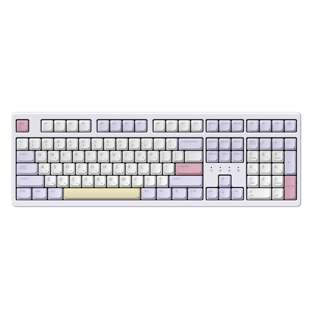 한성컴퓨터 8K 유무선 게이밍 기계식키보드 로즈핑크 도각 45g 99,000원