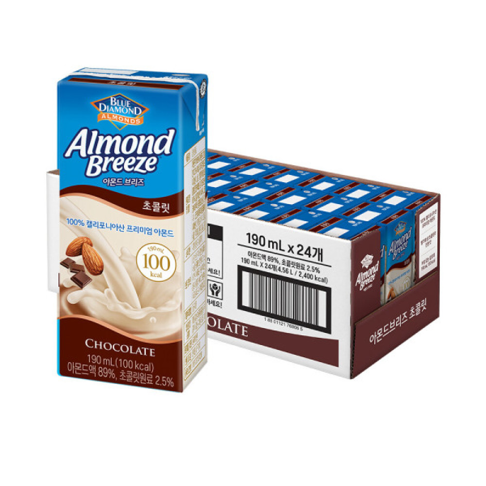 아몬드브리즈 초콜릿 190ml 24팩 23,400원